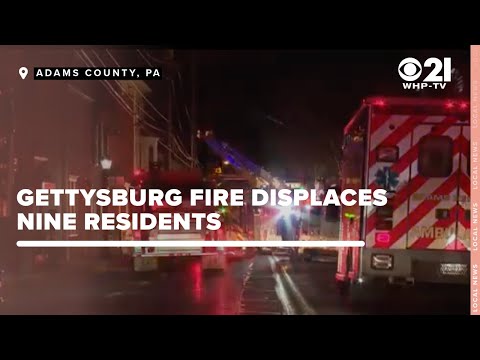 Tragic Blaze Claims One Life and Leaves Nine Homeless in Gettysburg