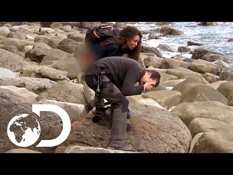 Mel B Pees on Bear&#039;s Hand! | Running Wild with Bear Grylls